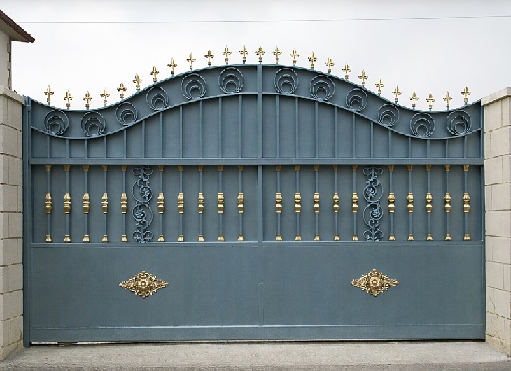 Puerta Corredera Forja Y Laton