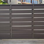 Porton Acero Con Lamas Pvc